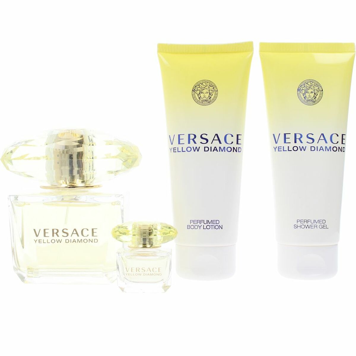 Women's Perfume Set Versace YELLOW DIAMOND 3 Pieces-0