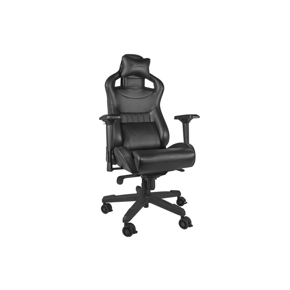 Scaun gaming, Genesis, Nylon/Neopre, Nitro950 Gamer, Compatibil cu PC PlayStation 2, PlayStation 3, PlayStation 4, PlayStation 5, Xbox Series X, Xbox Series S, Negru (NFG-1366)-0