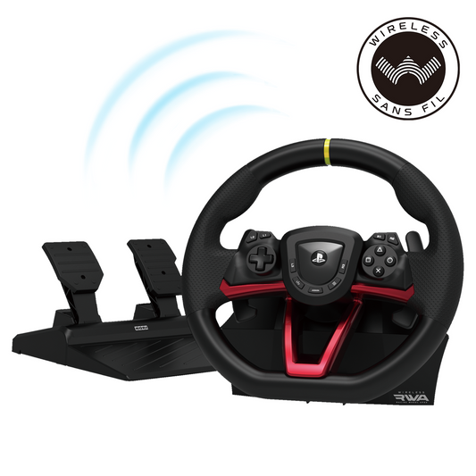 Волан Hori Wireless Racing Wheel Apex за PlayStation 5, PlayStation 4, PC (SPF-022U)-0