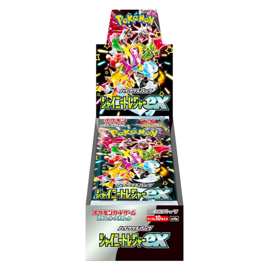 Pokemon Shiny Treasure EX Booster Box Containing 10 Packs Sv4a - Japanese Pokemon TCG-0