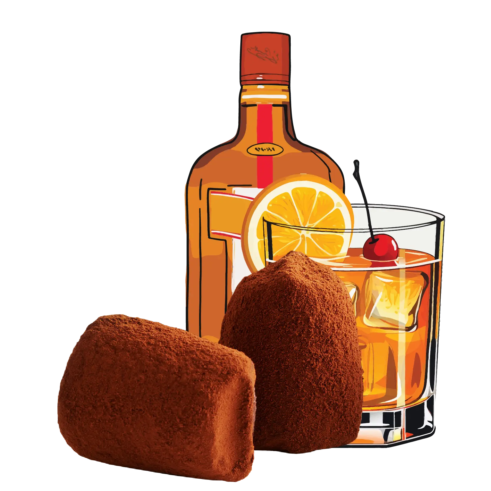 Cointreau Chocolate Truffles - bulk-0